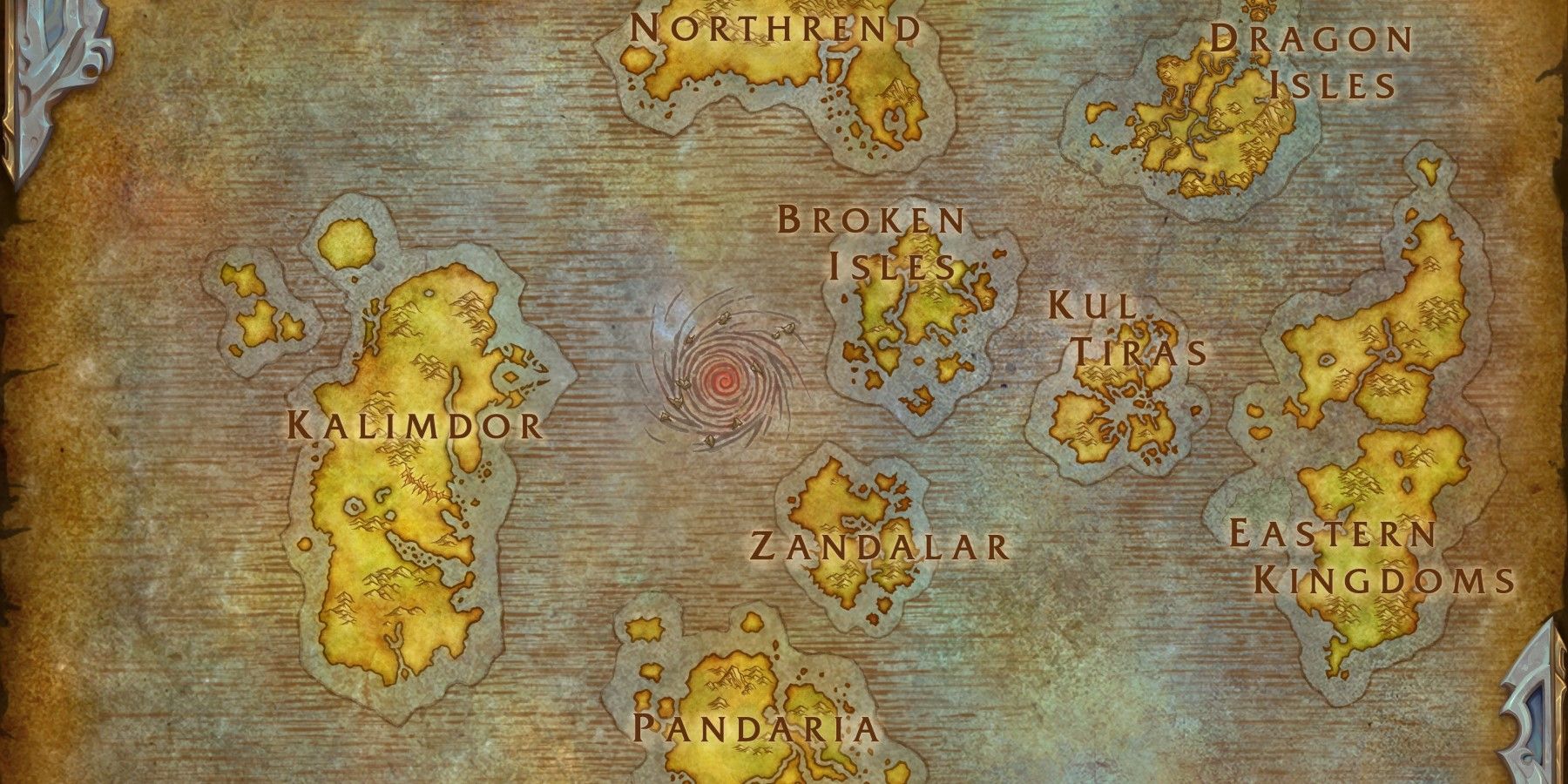 World of Warcraft Map from 1999 Displays How Masses of Azeroth Seems to be to be Now