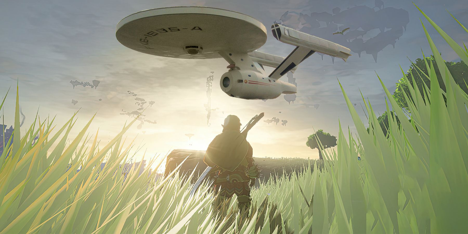 Zelda: Tears of the Kingdom Participant Builds USS Enterprise From Vast title Drag