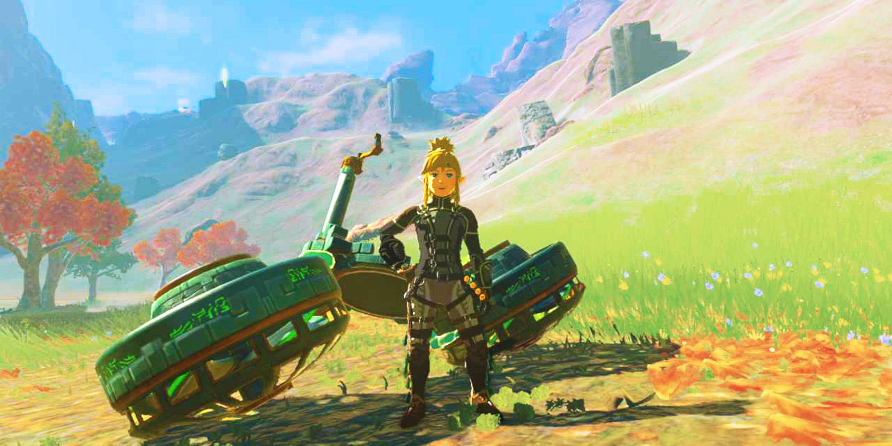 Zelda: Tears of the Kingdom Player Builds Flee Bike With Laser Barrier