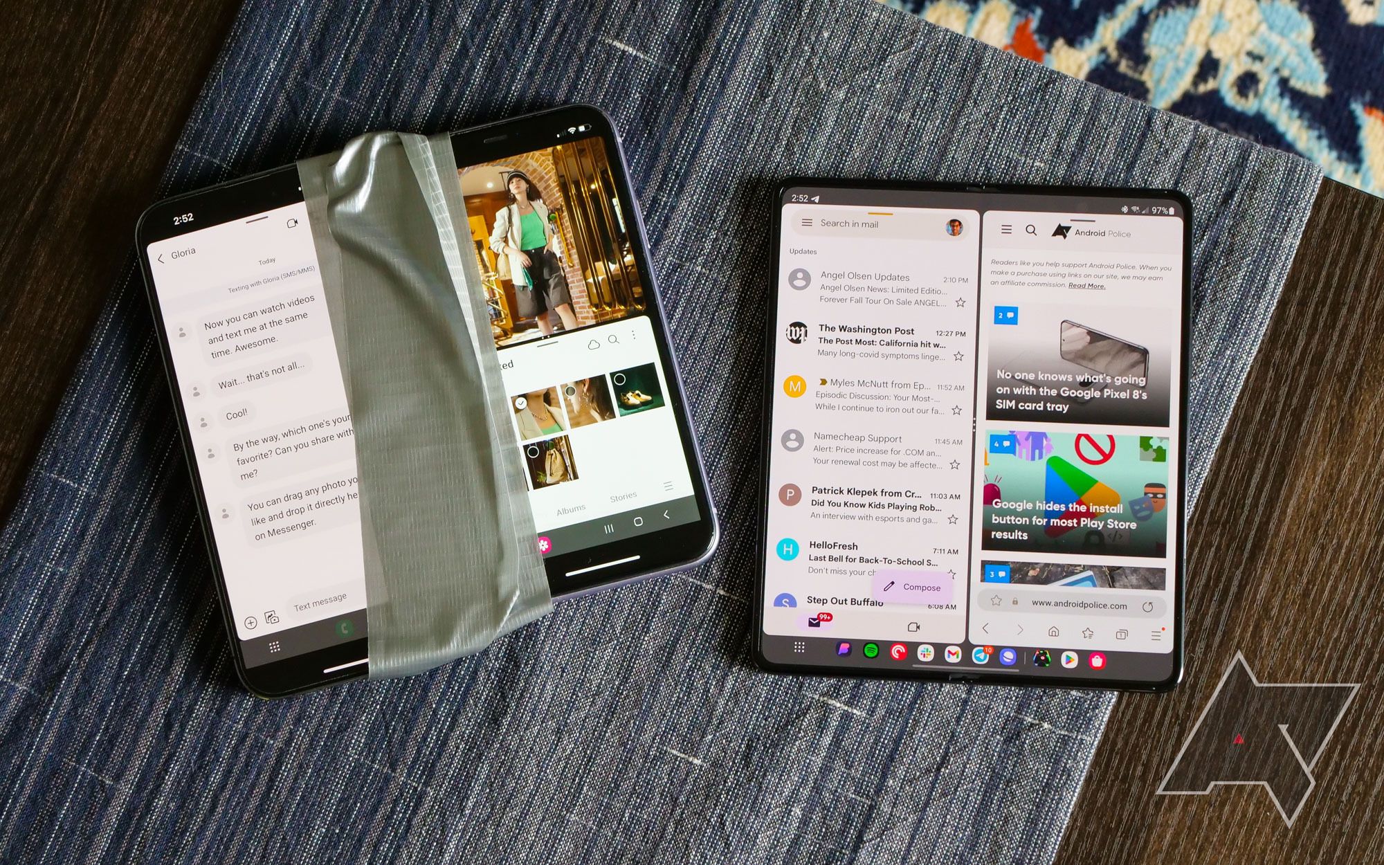 Samsung desires you to fake that two iPhones are a Galaxy Z Fold 5