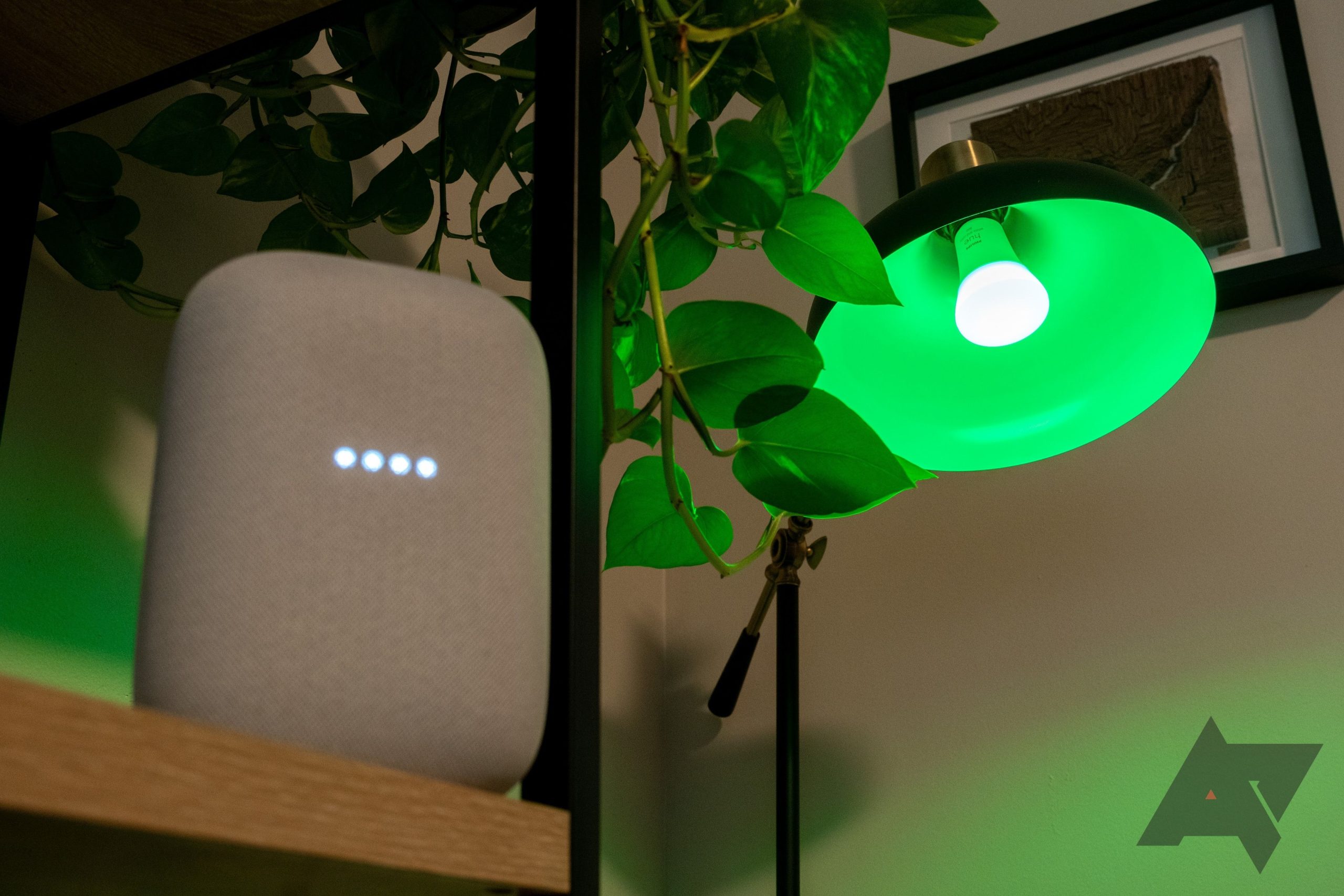 Simplest orderly LED lights that enhance Google Assistant