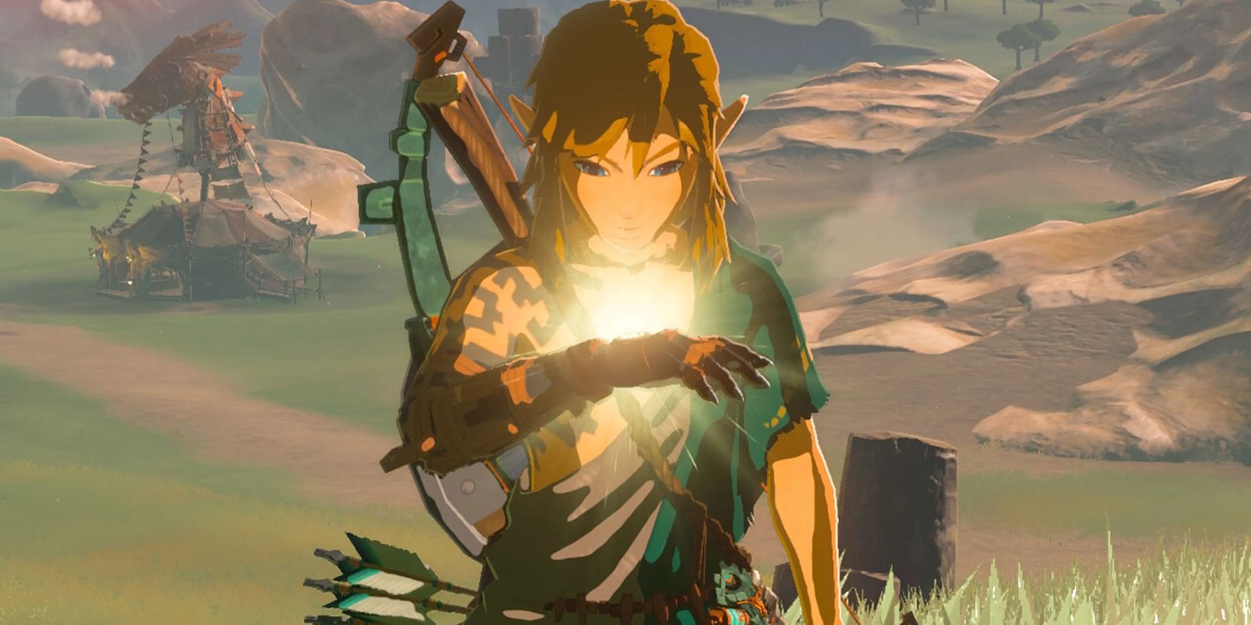 Zelda: Tears of the Kingdom Player Builds Pogo Stick, Hits Skybox Ceiling