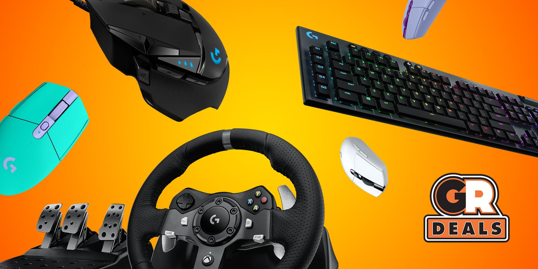 Logitech Offering Reductions of as much as 50% on Mice, Keyboards, and Racing Wheels