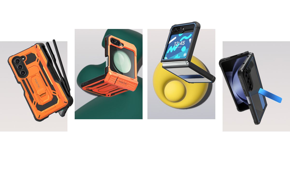 Glimpse the ideal in foldable safety: Poetic’s new Samsung Galaxy Z Fold 5 and Flip 5 cellular phone cases
