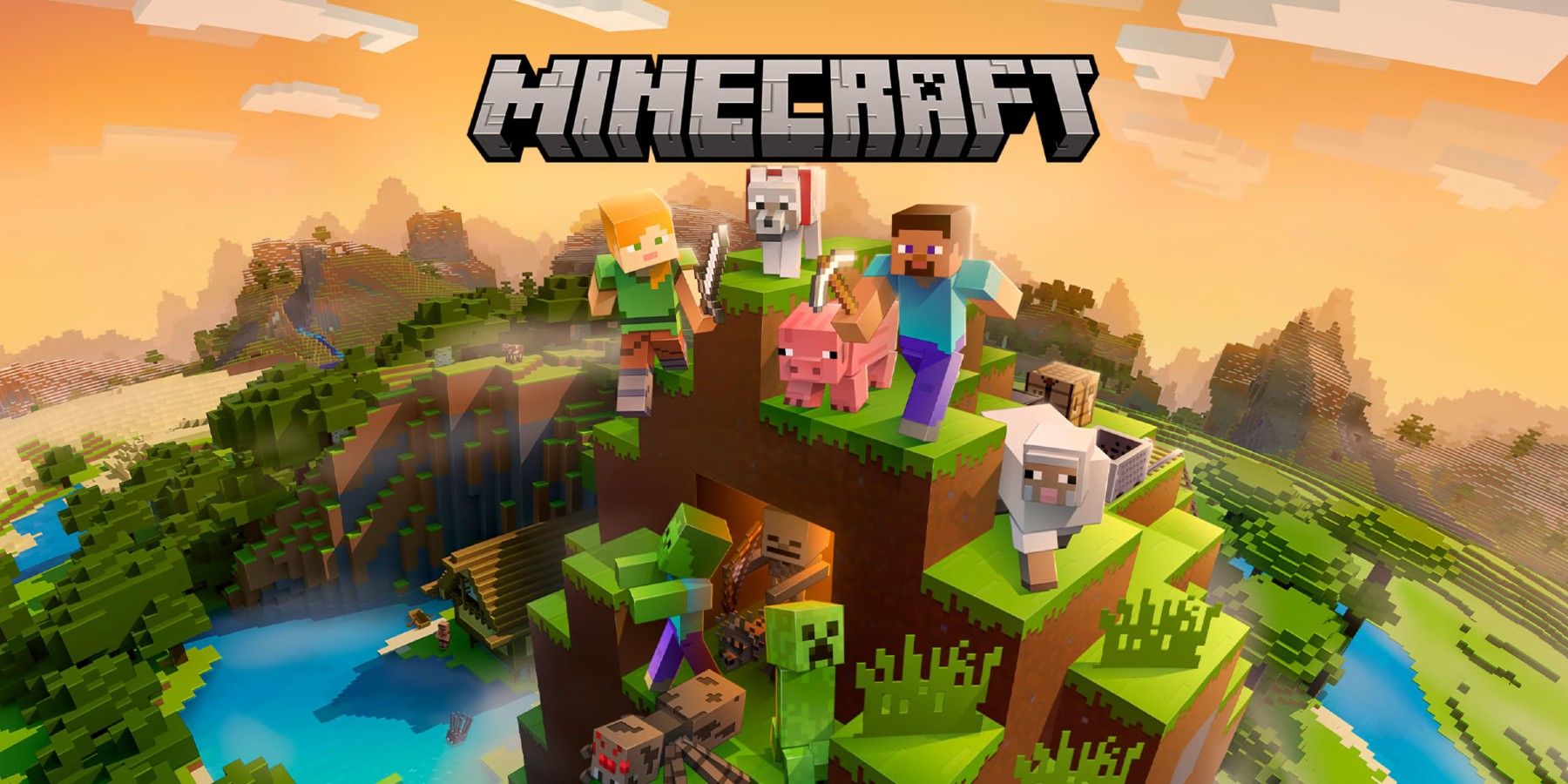 Minecraft Participant Builds Fantastic Flying Island