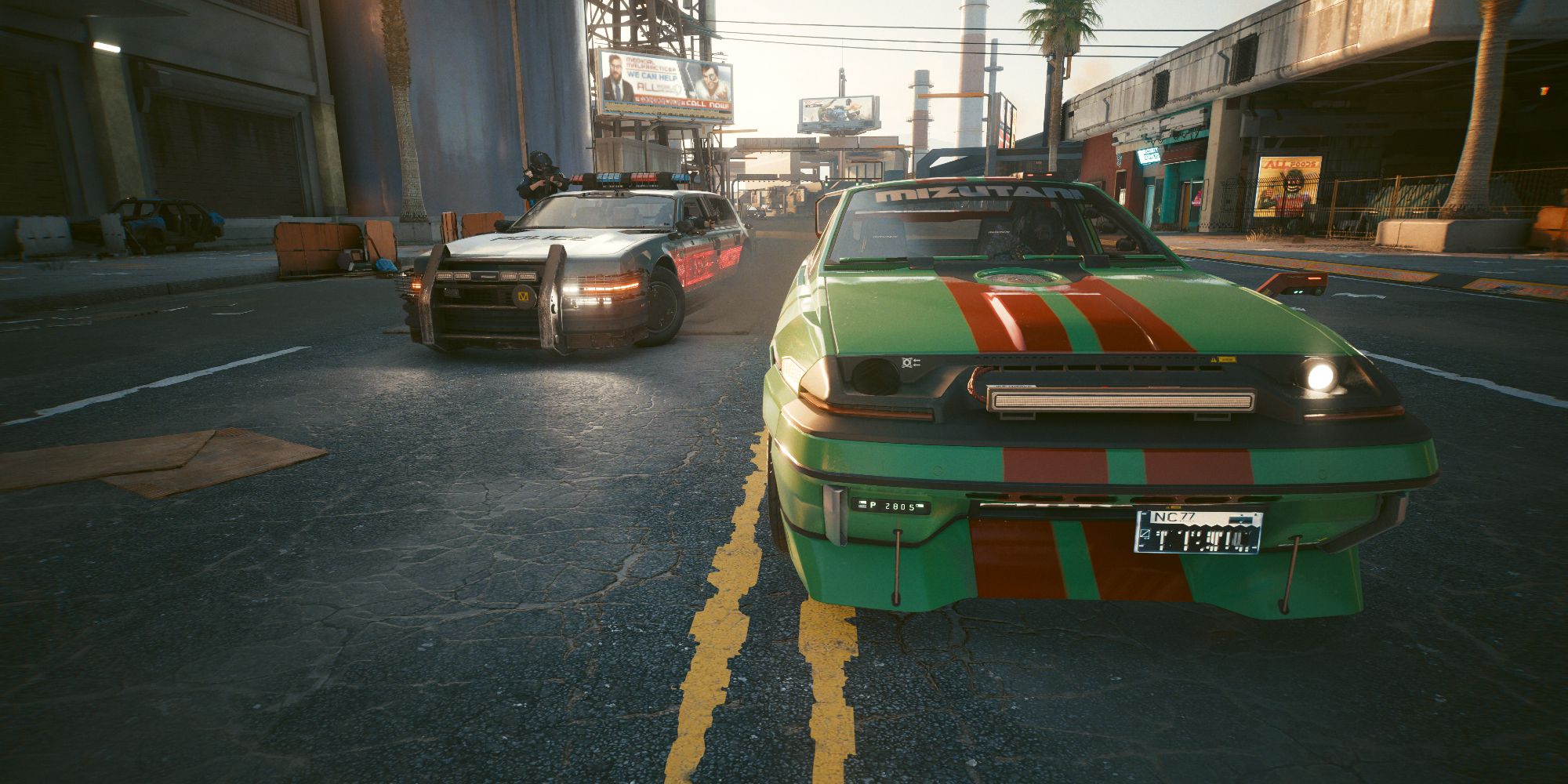 Cyberpunk 2077:  Hack Enemy Autos