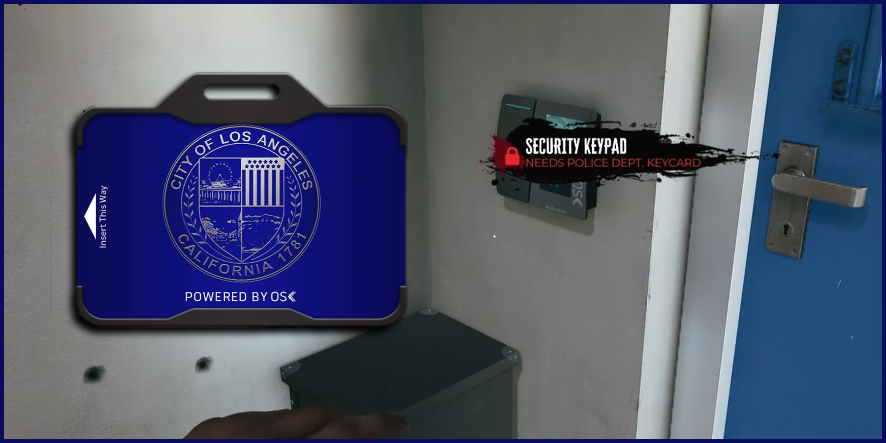 Boring Island 2: Police Dept Keycard Blueprint