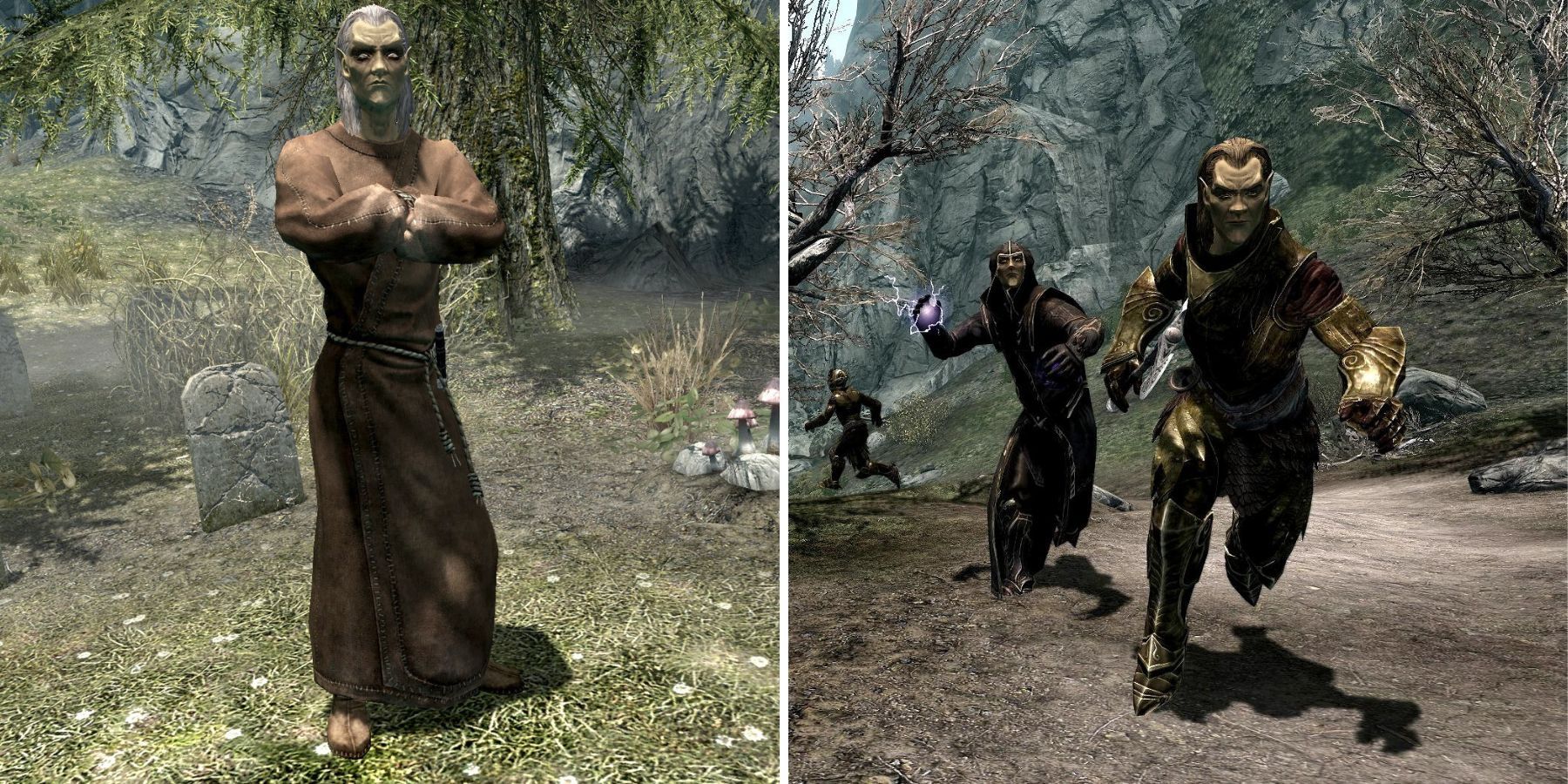 Skyrim’s Runil the Thalmor Mage Hides a Dusky Secret