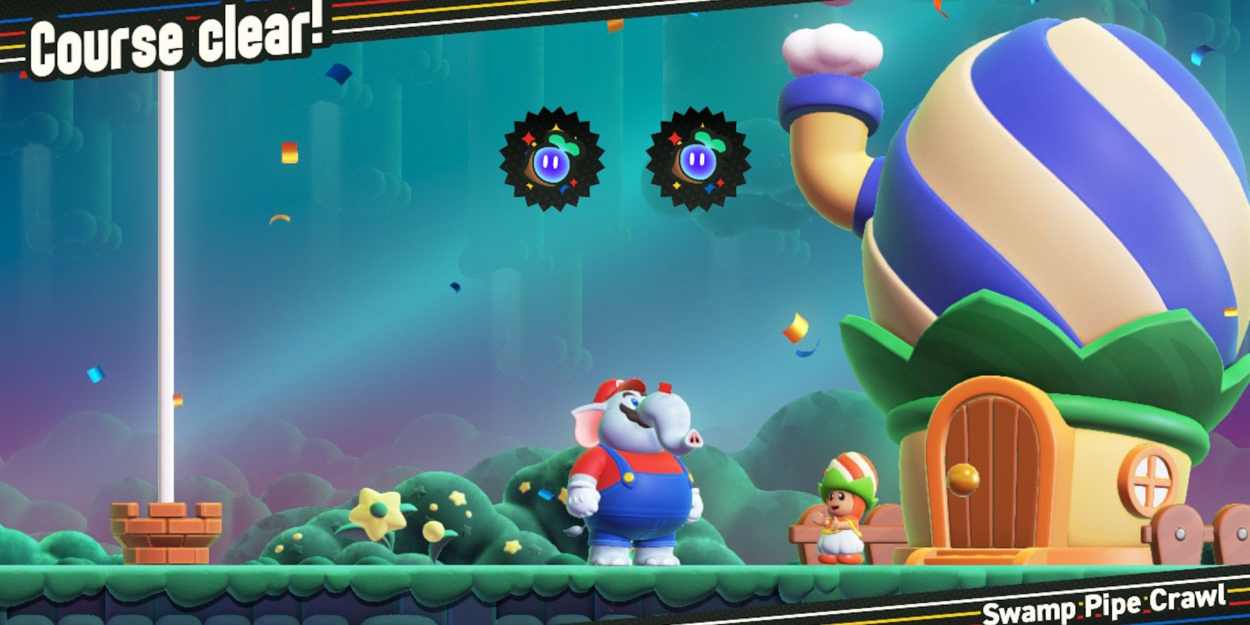 Super Mario Bros. Wonder: Swamp Pipe Go 100% Route Handbook (All Wonder Seeds & Flower Money)