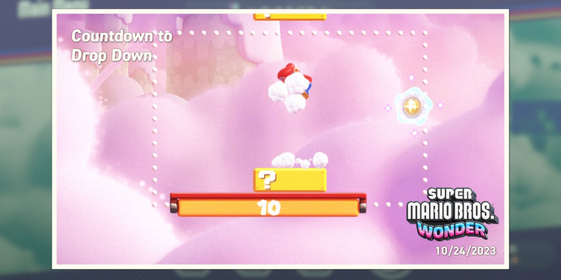 Gigantic Mario Bros. Shock: Countdown to Tumble Down Route Info (Shock Seeds, Flower Coins & Flag)