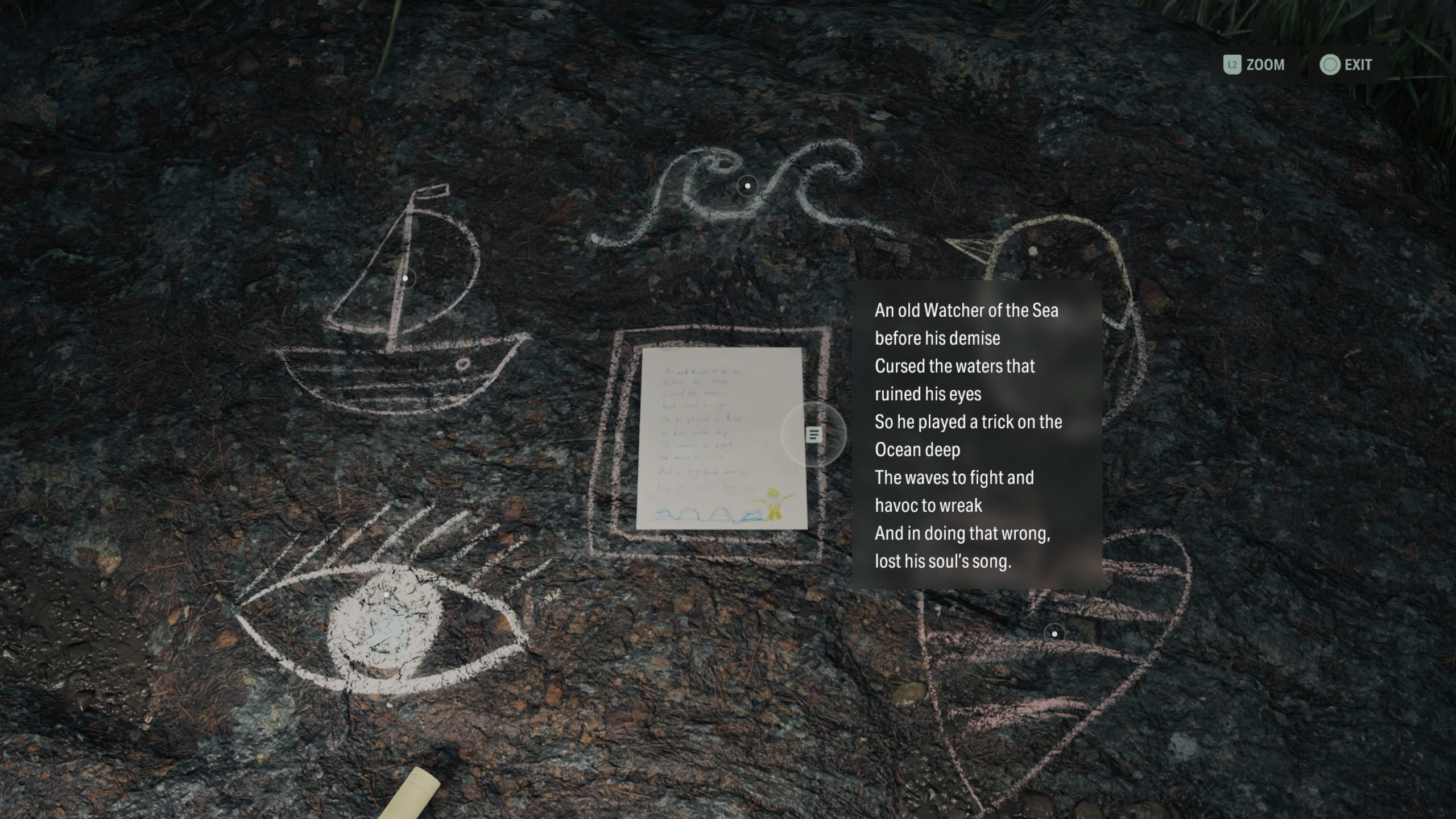 Alan Wake 2: Watery Lighthouse Nursery Rhyme Puzzle Respond