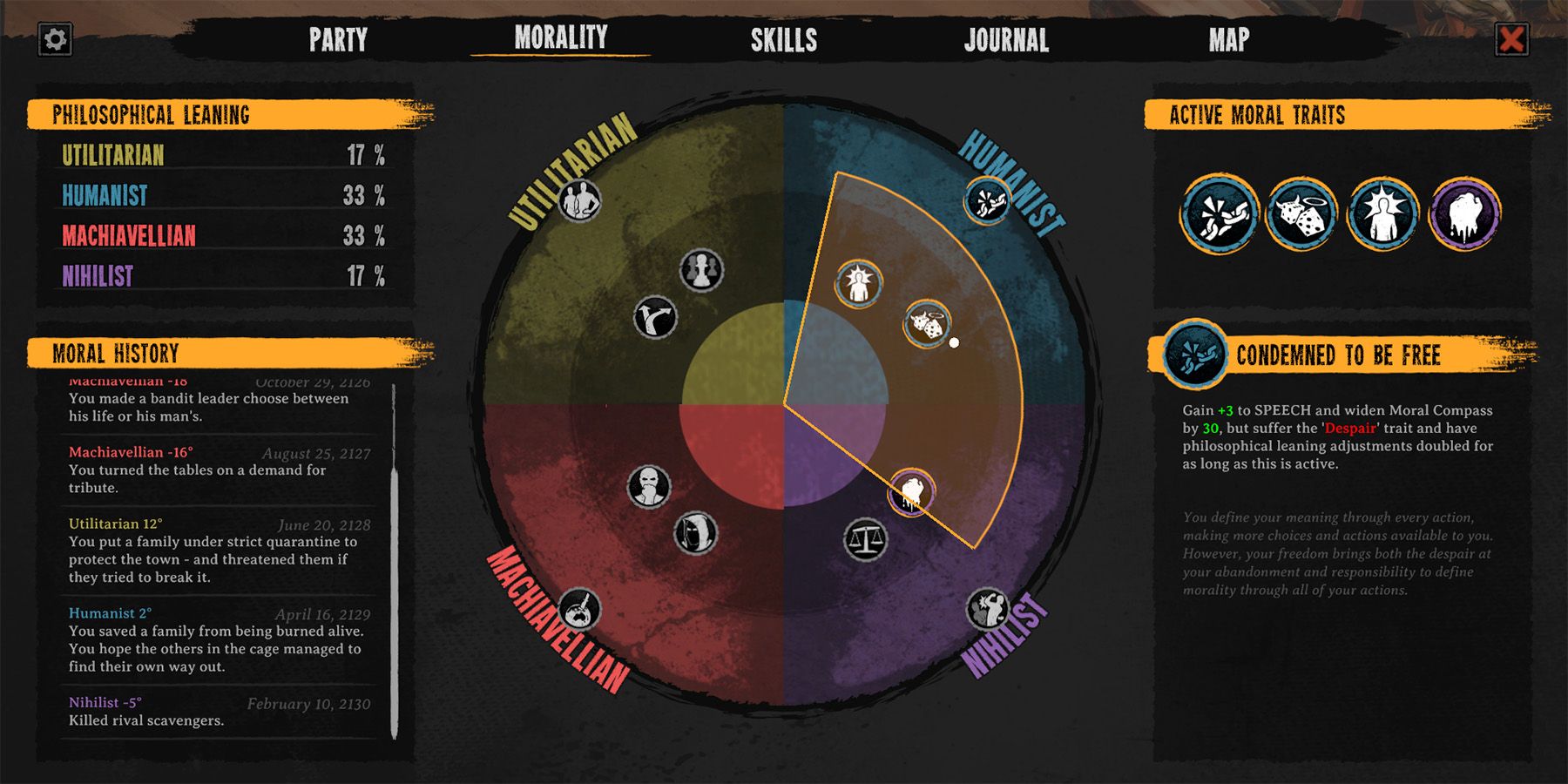 The Honest Compass is Damaged Roads’ Most Innovative RPG Mechanic